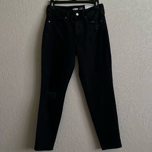 Brand New With Tag Old Navy Distressed OG Straight Jeans Size 0